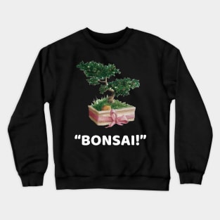 Bonsai White Crewneck Sweatshirt